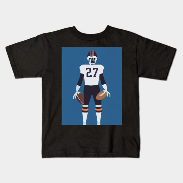 Football Player Hall T-Shirt Kids T-Shirt by ComicsFactory